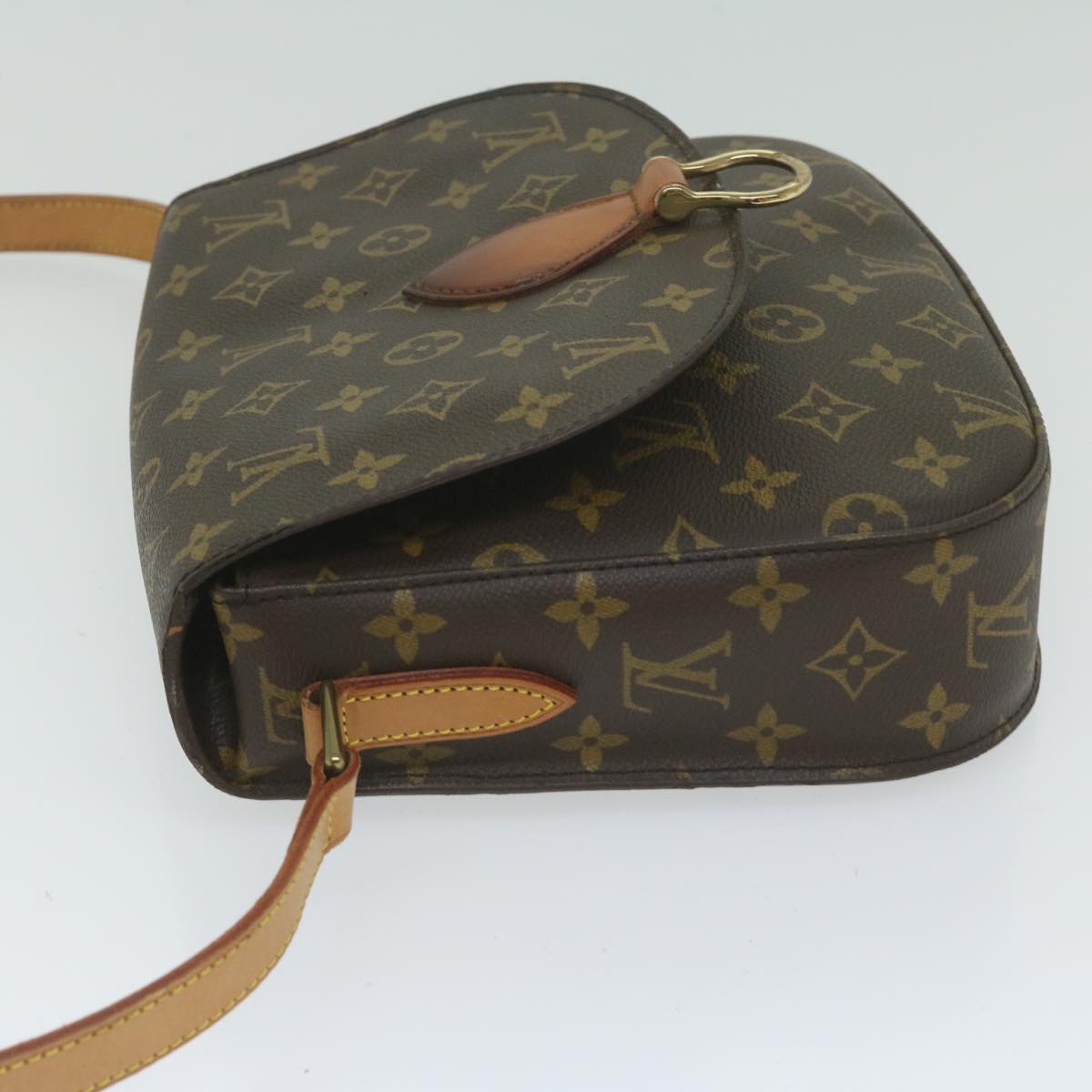 LOUIS VUITTON Monogram Saint Cloud GM Shoulder Bag M51242 LV Auth 63300