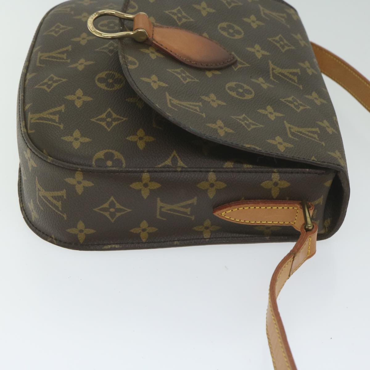 LOUIS VUITTON Monogram Saint Cloud GM Shoulder Bag M51242 LV Auth 63300