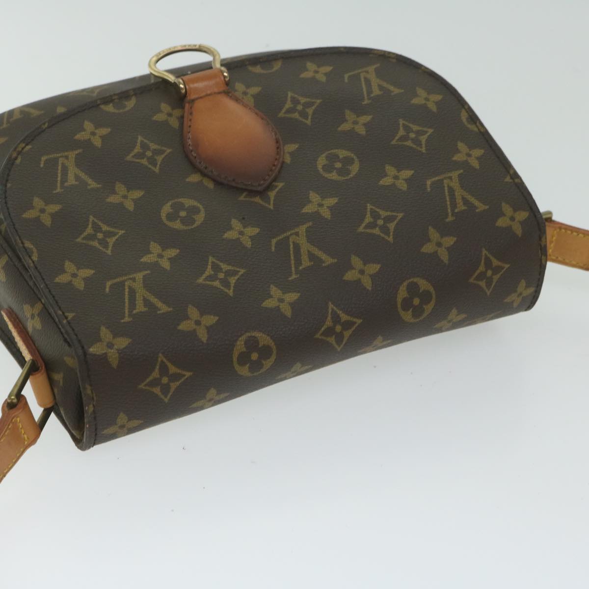 LOUIS VUITTON Monogram Saint Cloud GM Shoulder Bag M51242 LV Auth 63300