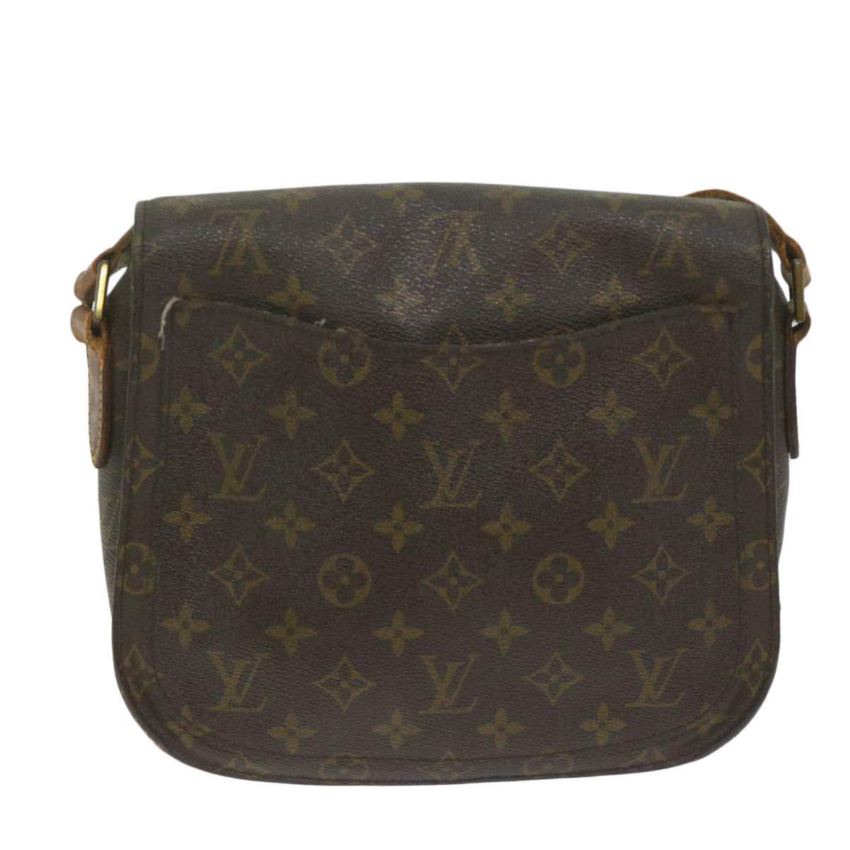 LOUIS VUITTON Monogram Saint Cloud GM Shoulder Bag M51242 LV Auth 63306