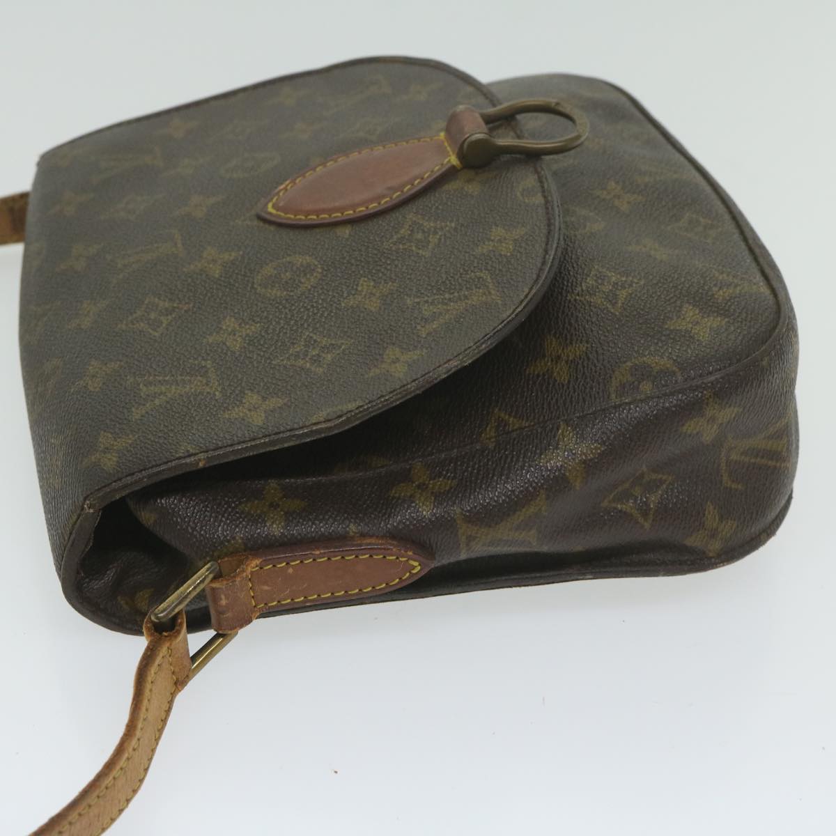 LOUIS VUITTON Monogram Saint Cloud GM Shoulder Bag M51242 LV Auth 63306