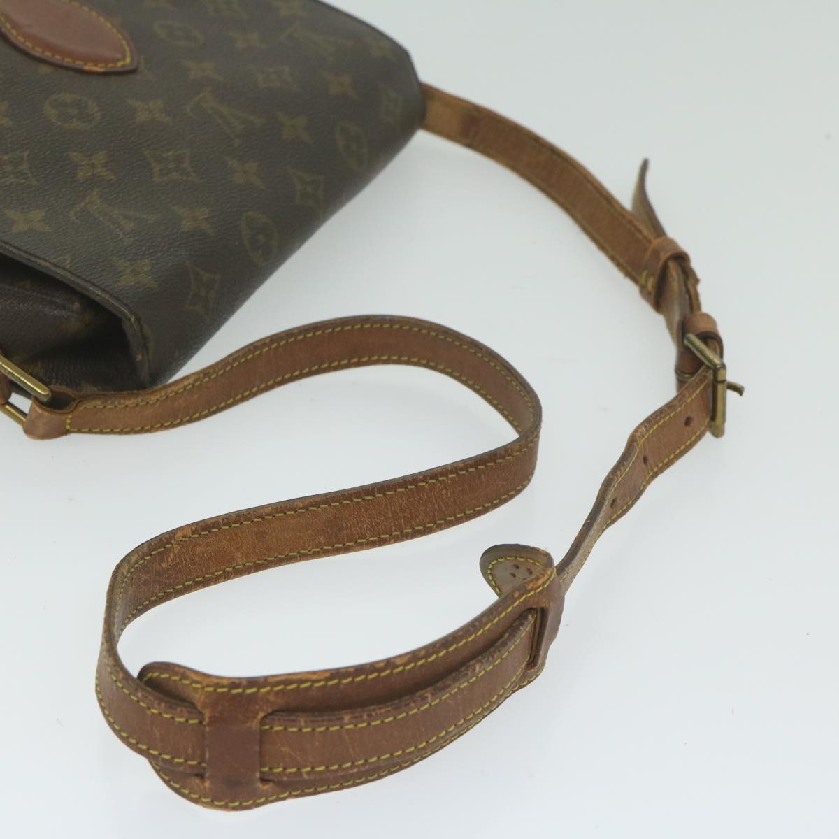 LOUIS VUITTON Monogram Saint Cloud GM Shoulder Bag M51242 LV Auth 63306