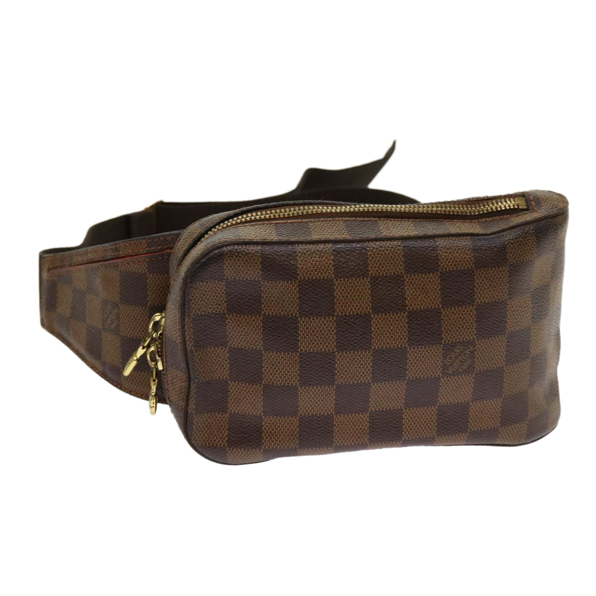 LOUIS VUITTON Damier Ebene Geronimos Shoulder Bag N51994 LV Auth 63312