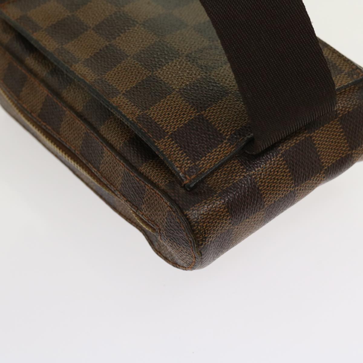 LOUIS VUITTON Damier Ebene Geronimos Shoulder Bag N51994 LV Auth 63312