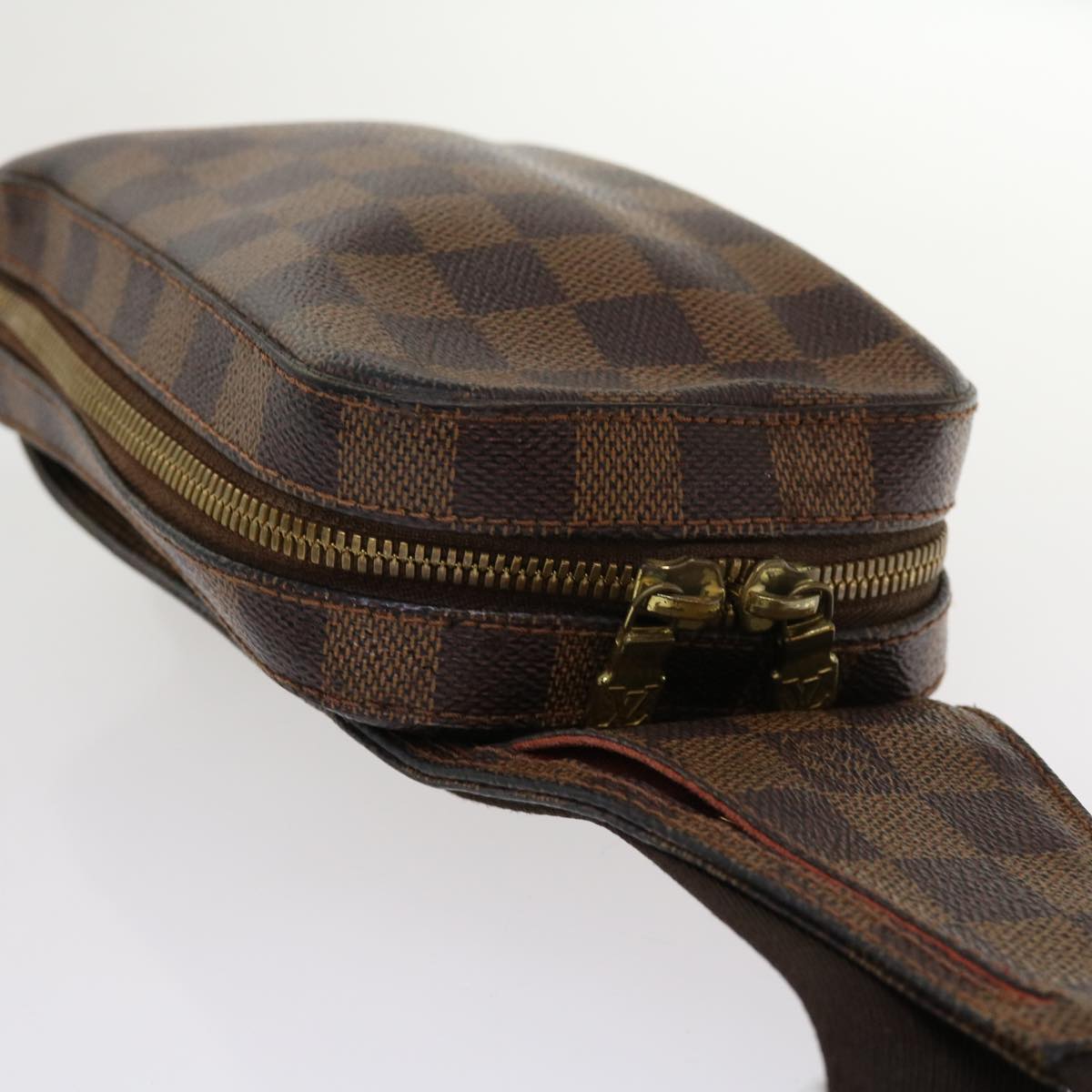 LOUIS VUITTON Damier Ebene Geronimos Shoulder Bag N51994 LV Auth 63312