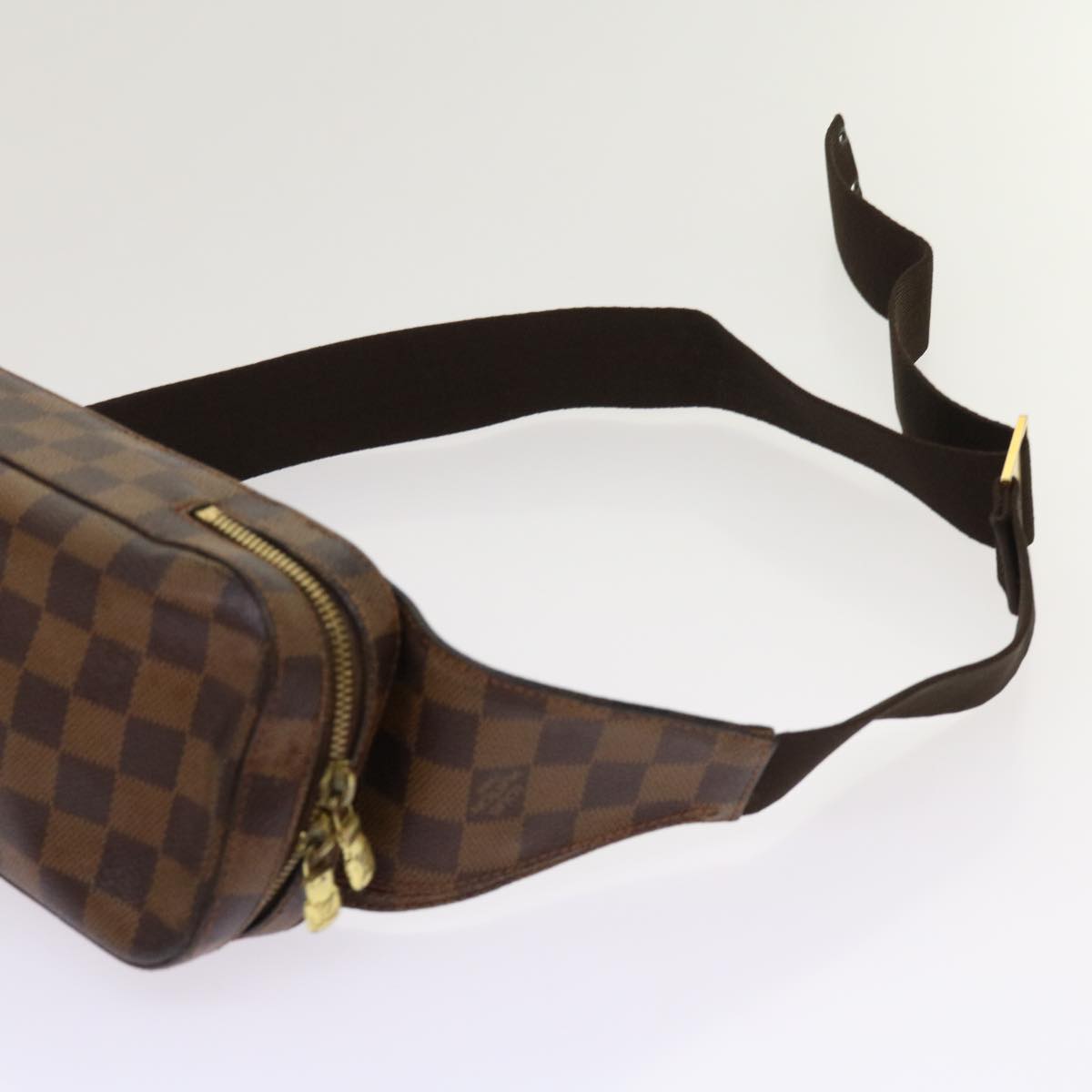 LOUIS VUITTON Damier Ebene Geronimos Shoulder Bag N51994 LV Auth 63312