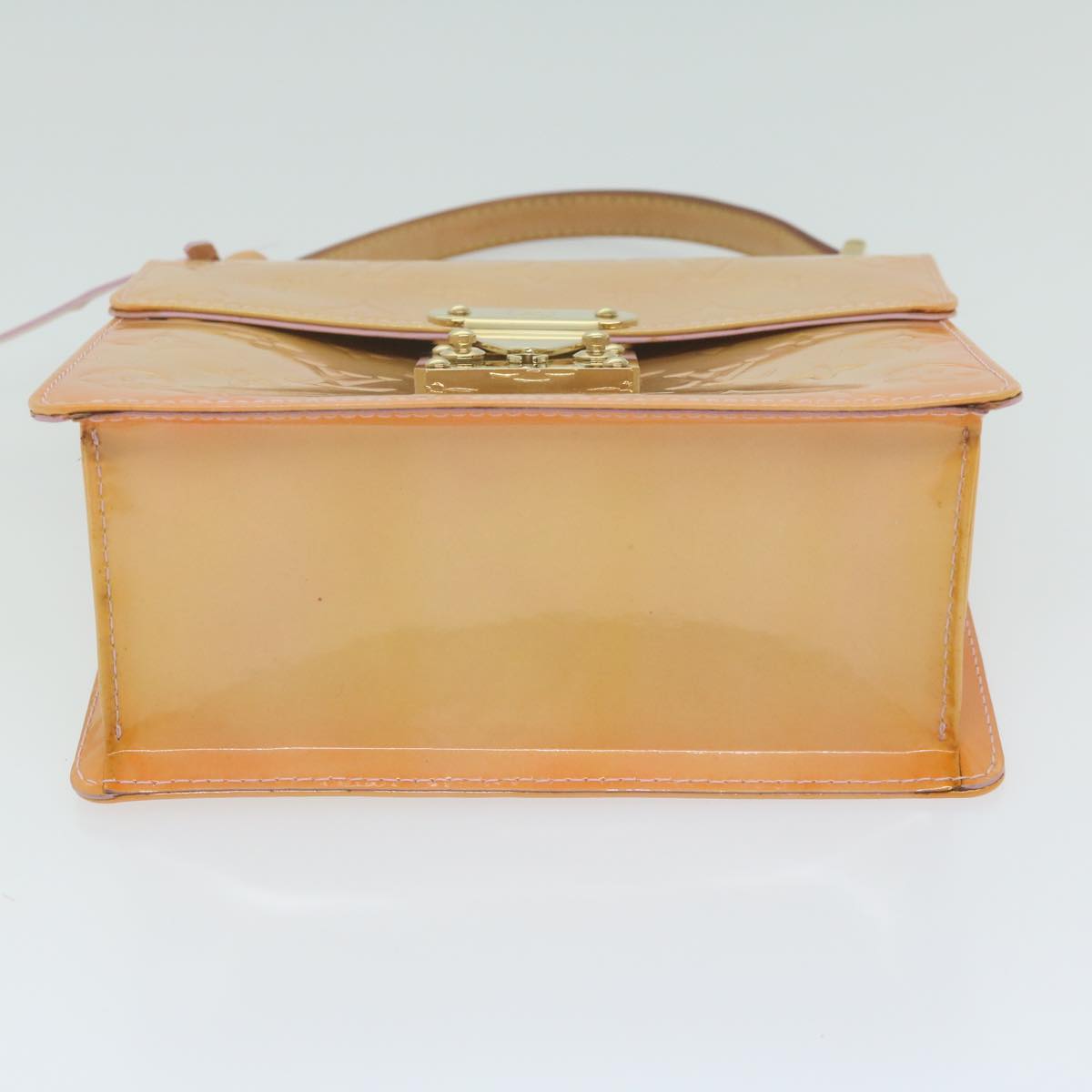 LOUIS VUITTON Vernis Spring Street Hand Bag Marshmallow Pink M91033 Auth 63315