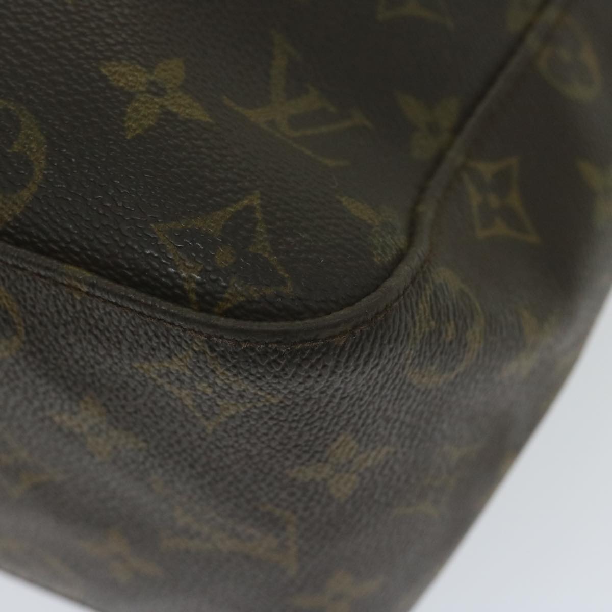 LOUIS VUITTON Monogram Looping GM Shoulder Bag M51145 LV Auth 63336