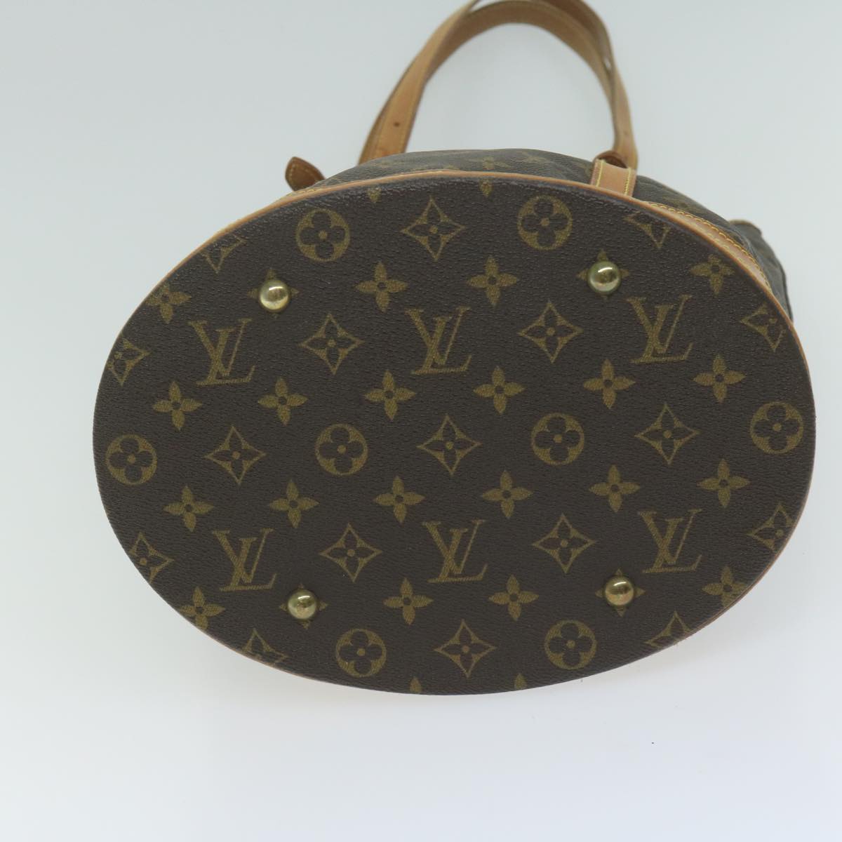 LOUIS VUITTON Monogram Bucket GM Shoulder Bag M42236 LV Auth 63345