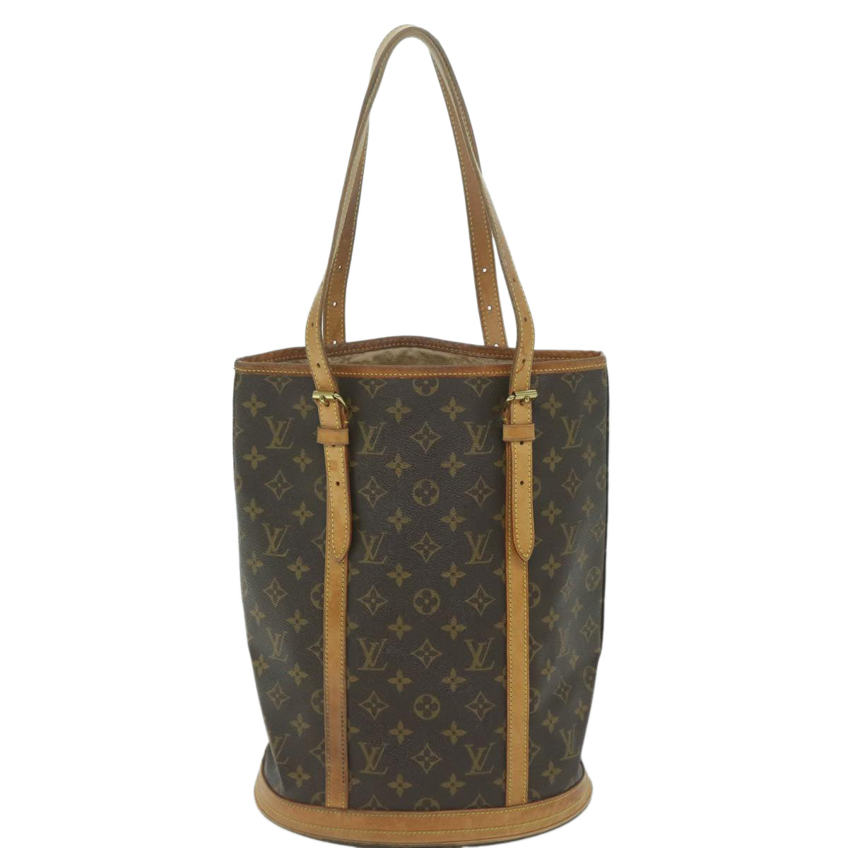 LOUIS VUITTON Monogram Bucket GM Shoulder Bag M42236 LV Auth 63345