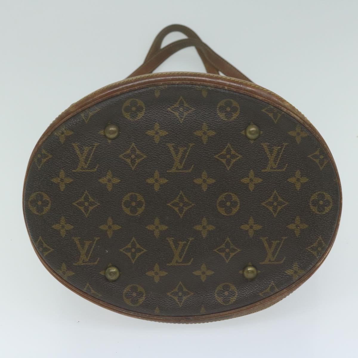 LOUIS VUITTON Monogram Bucket GM Shoulder Bag M42236 LV Auth 63347