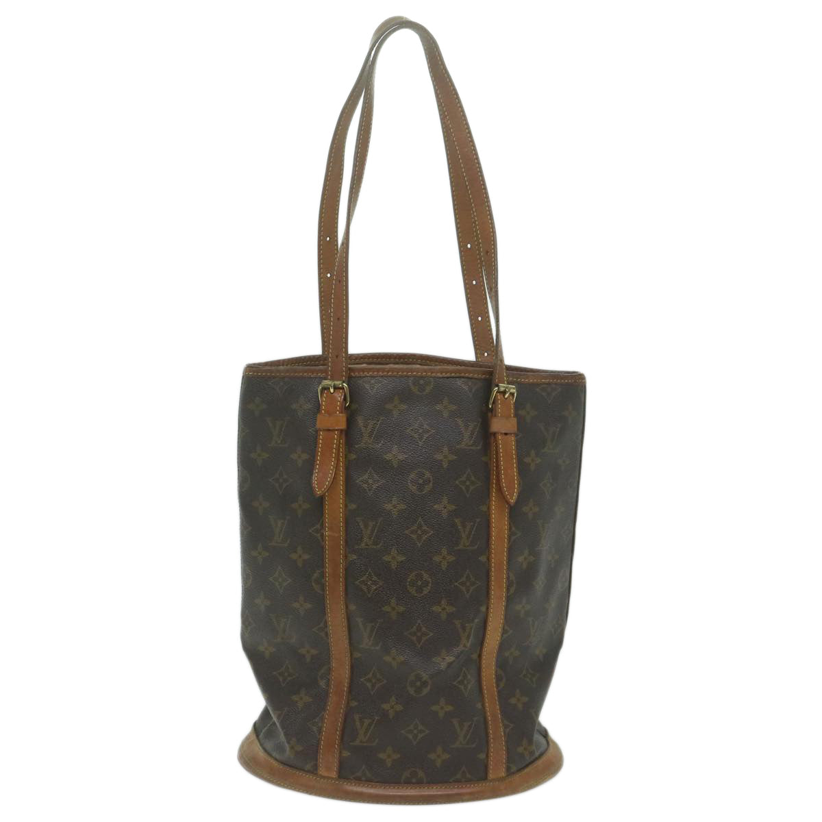 LOUIS VUITTON Monogram Bucket GM Shoulder Bag M42236 LV Auth 63347