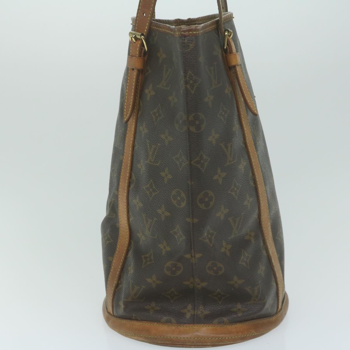 LOUIS VUITTON Monogram Bucket GM Shoulder Bag M42236 LV Auth 63347