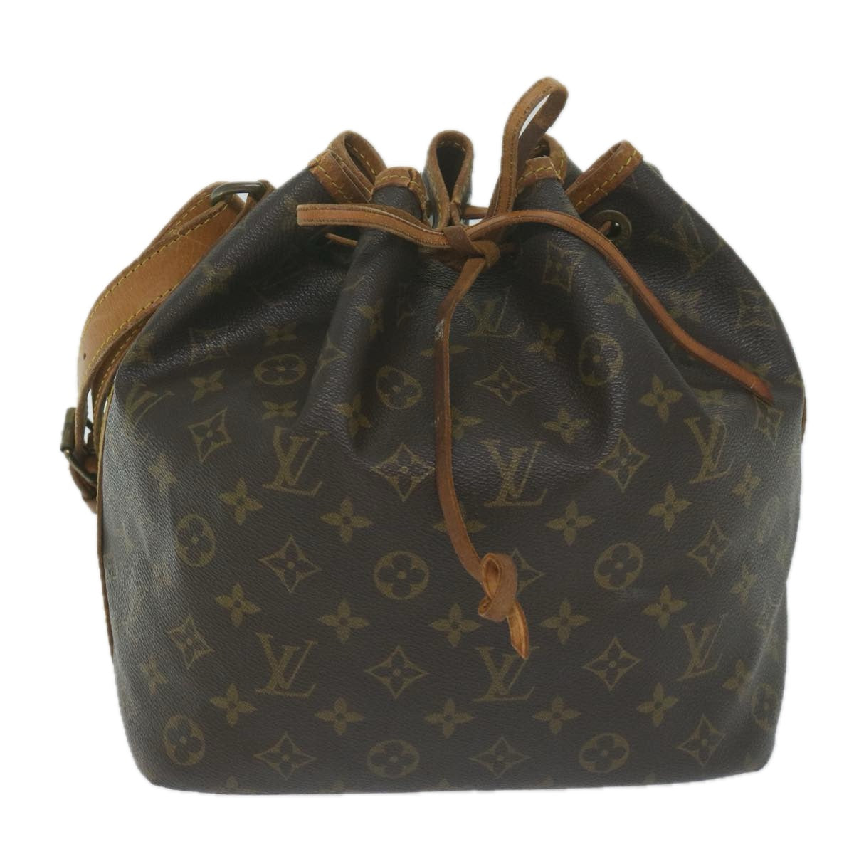 LOUIS VUITTON Monogram Petit Noe Shoulder Bag M42226 LV Auth 63348