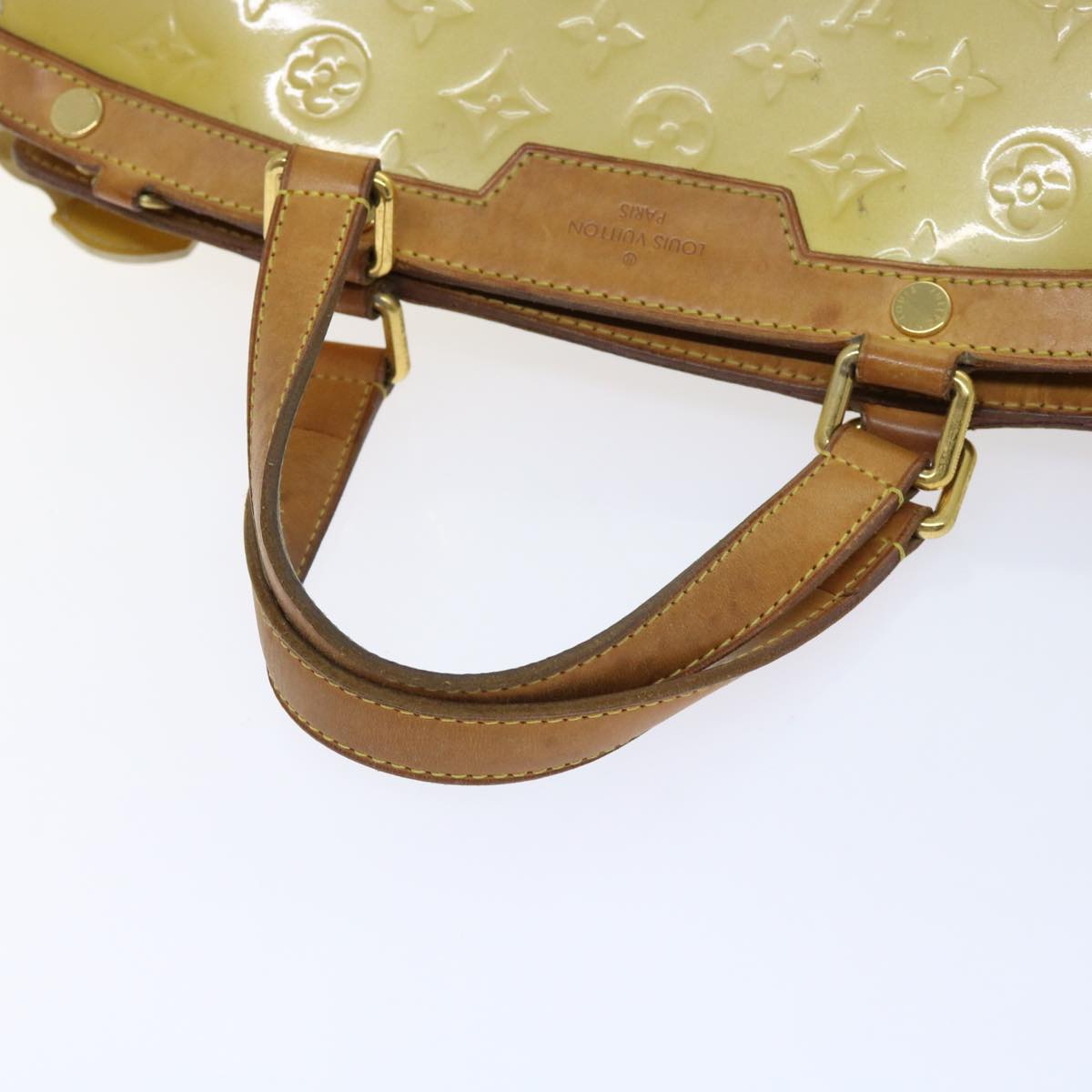 LOUIS VUITTON Monogram Vernis Blair MM Bag 2way Broncorail M91456 LV Auth 63367