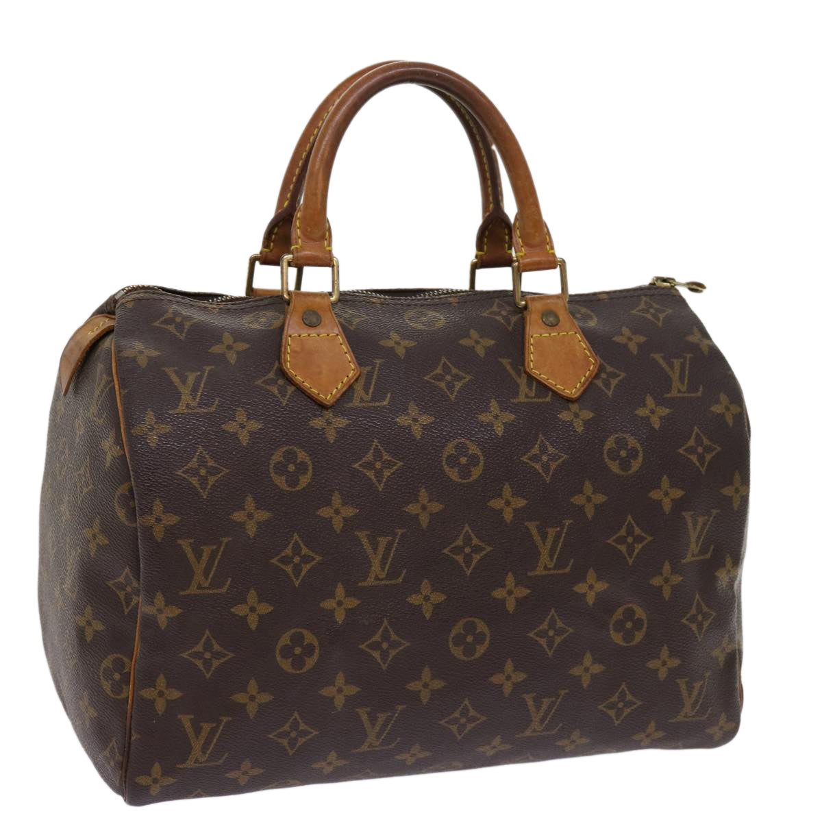 LOUIS VUITTON Monogram Speedy 30 Hand Bag M41526 LV Auth 63376