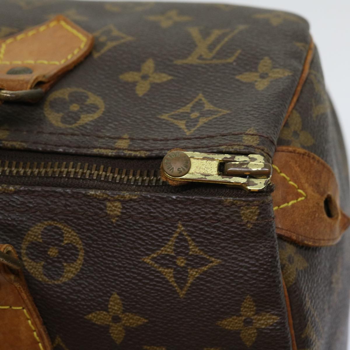 LOUIS VUITTON Monogram Speedy 30 Hand Bag M41526 LV Auth 63376