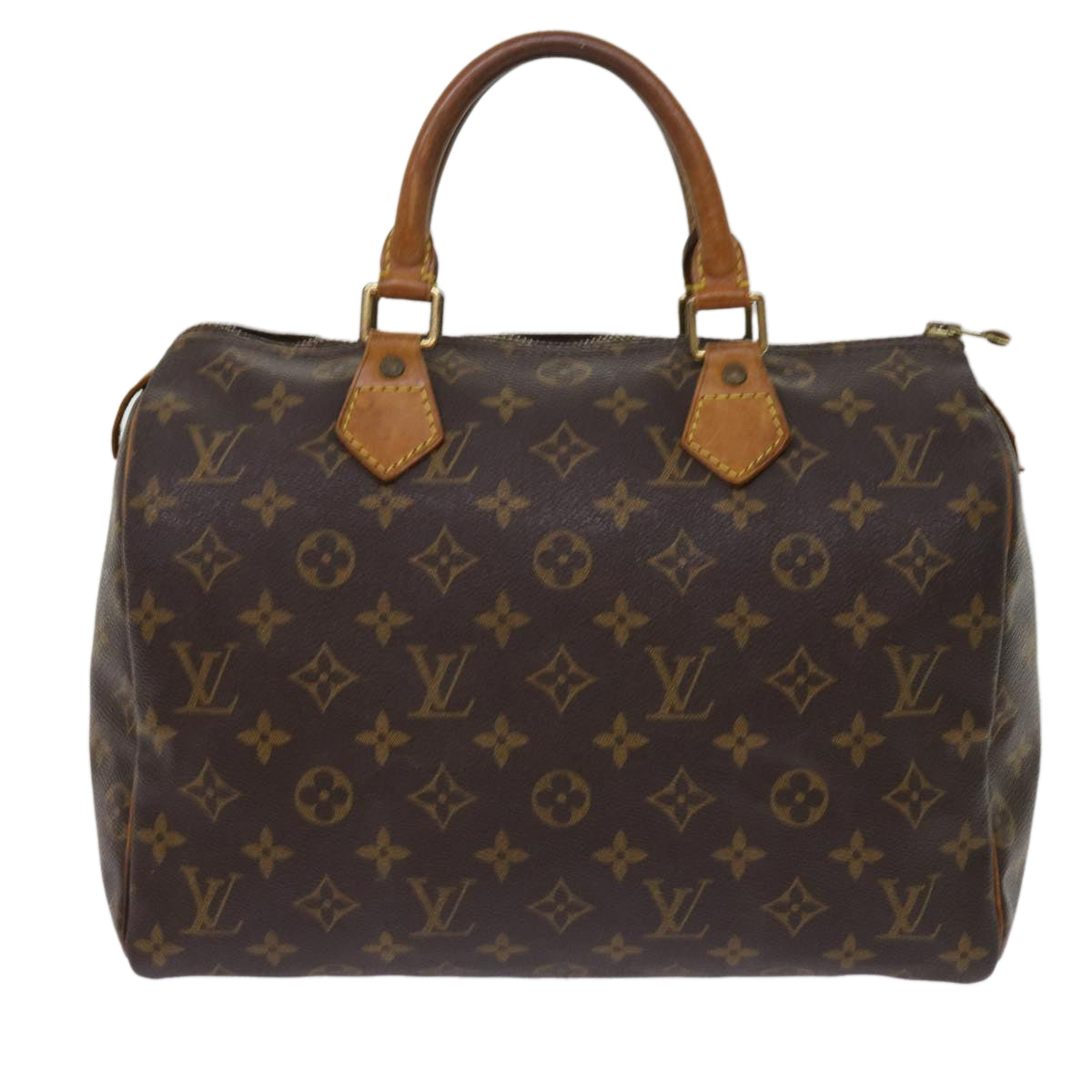 LOUIS VUITTON Monogram Speedy 30 Hand Bag M41526 LV Auth 63376