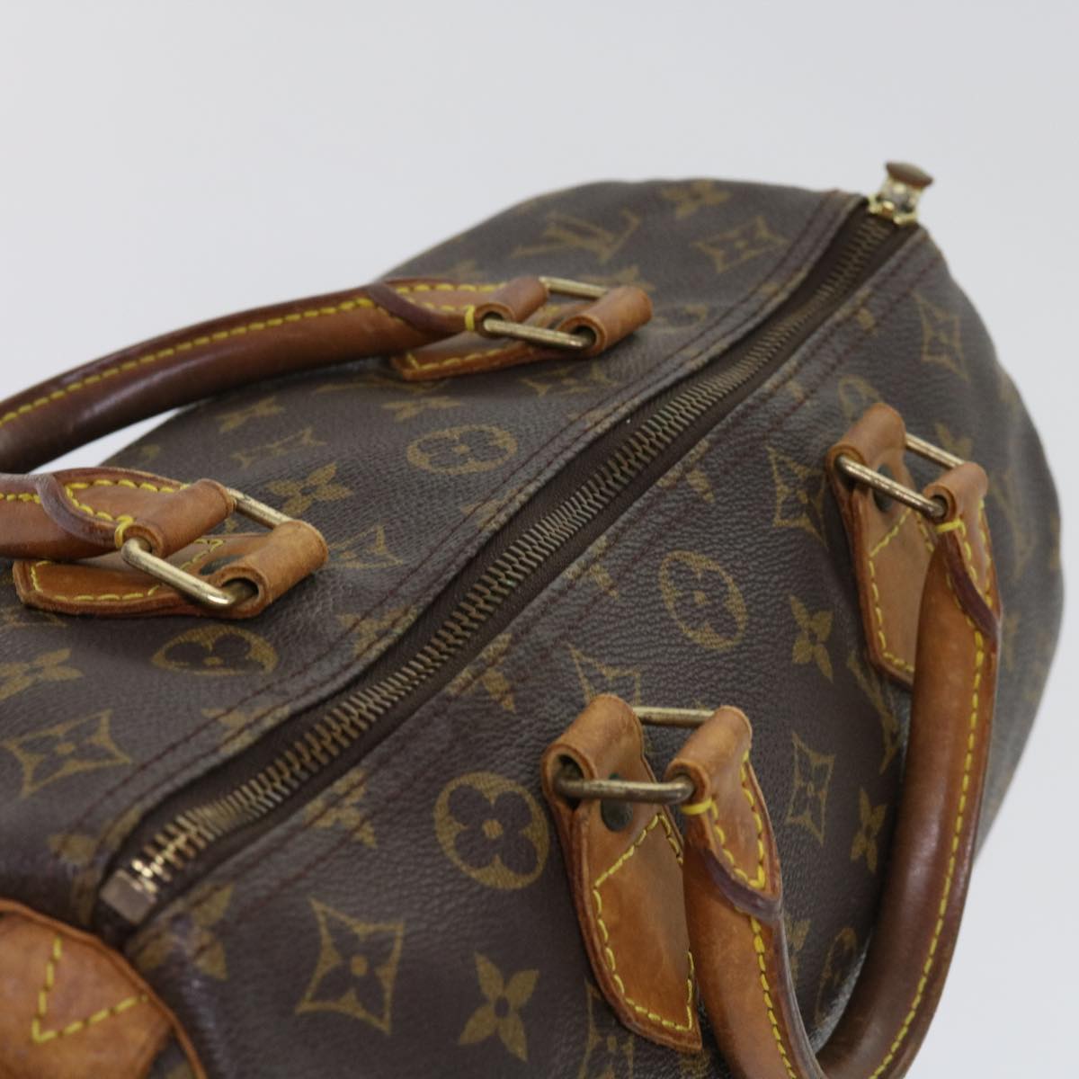 LOUIS VUITTON Monogram Speedy 30 Hand Bag M41526 LV Auth 63376