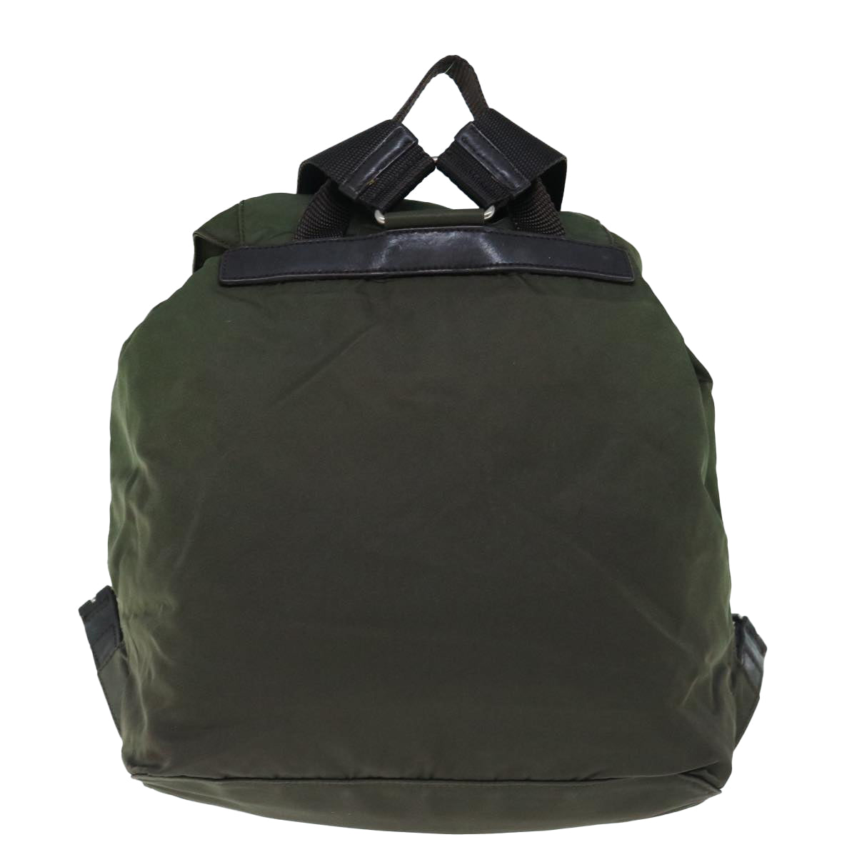 PRADA Backpack Nylon Khaki Auth 63381 - 0
