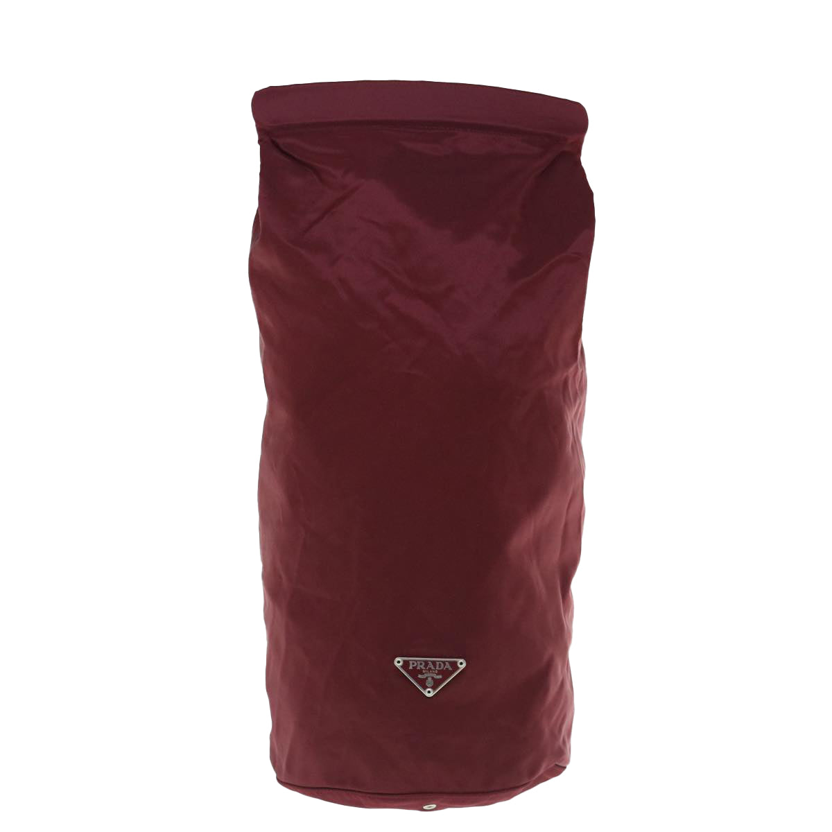 PRADA Shoulder Bag Nylon Bordeaux Auth 63384