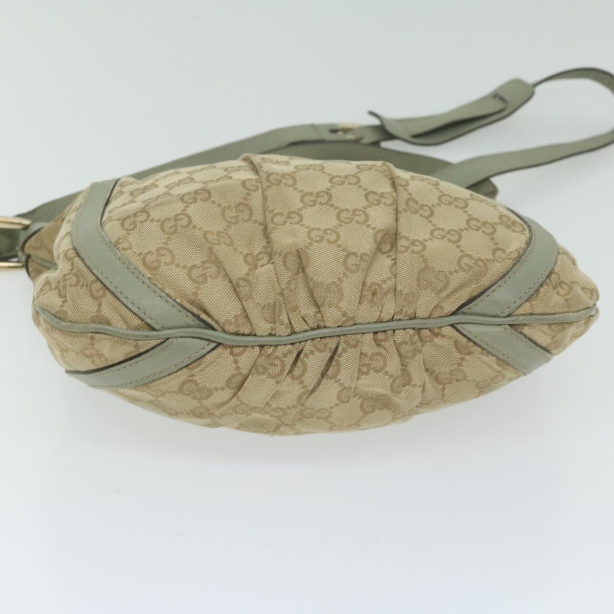 GUCCI GG Canvas Shoulder Bag Beige 203257 Auth 63391