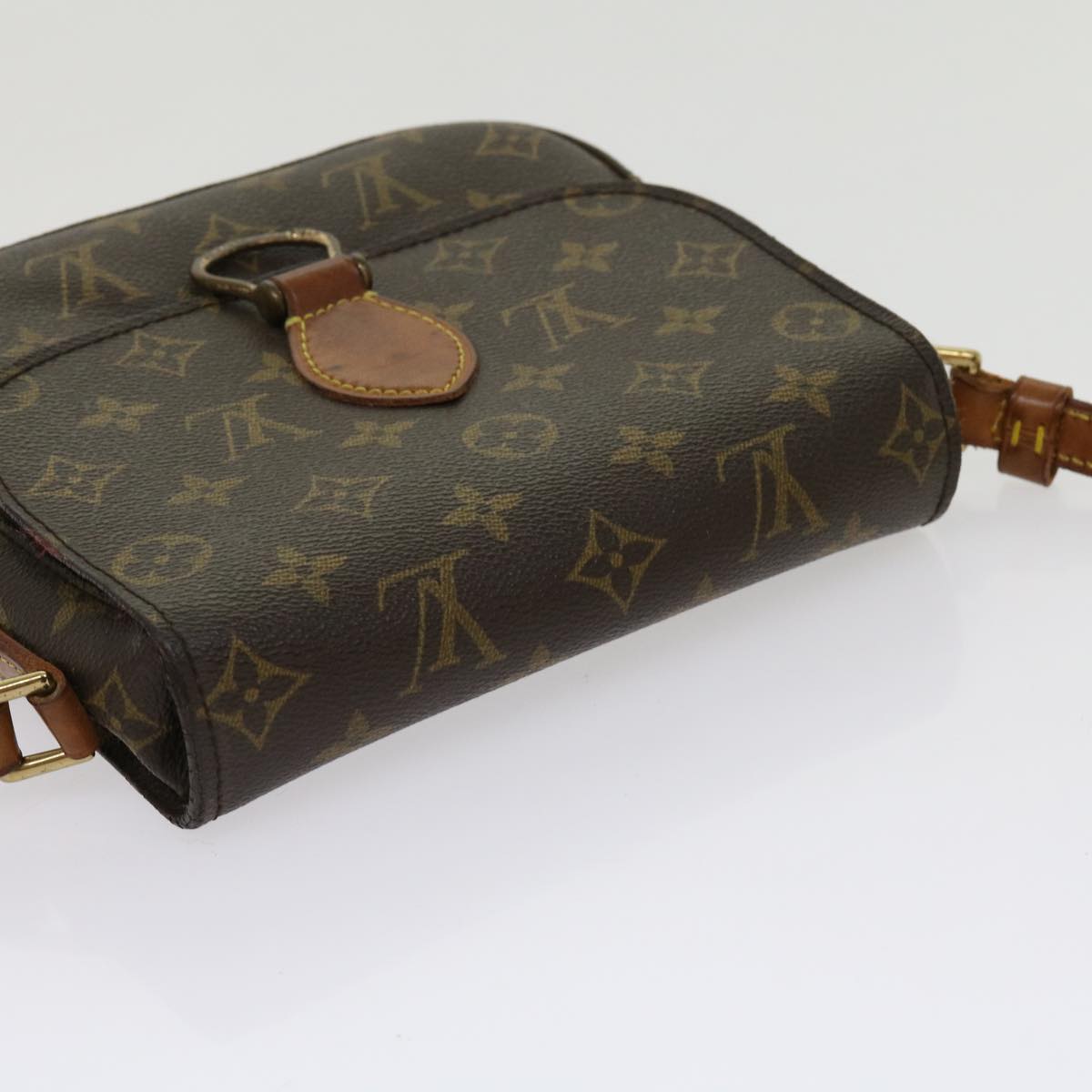 LOUIS VUITTON Monogram Saint Cloud MM Shoulder Bag M51243 LV Auth 63411