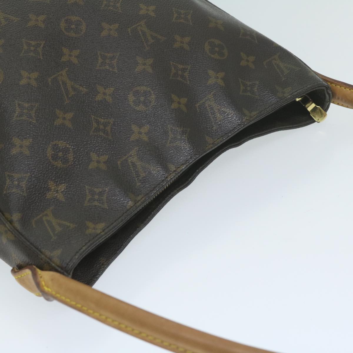 LOUIS VUITTON Monogram Looping GM Shoulder Bag M51145 LV Auth 63453