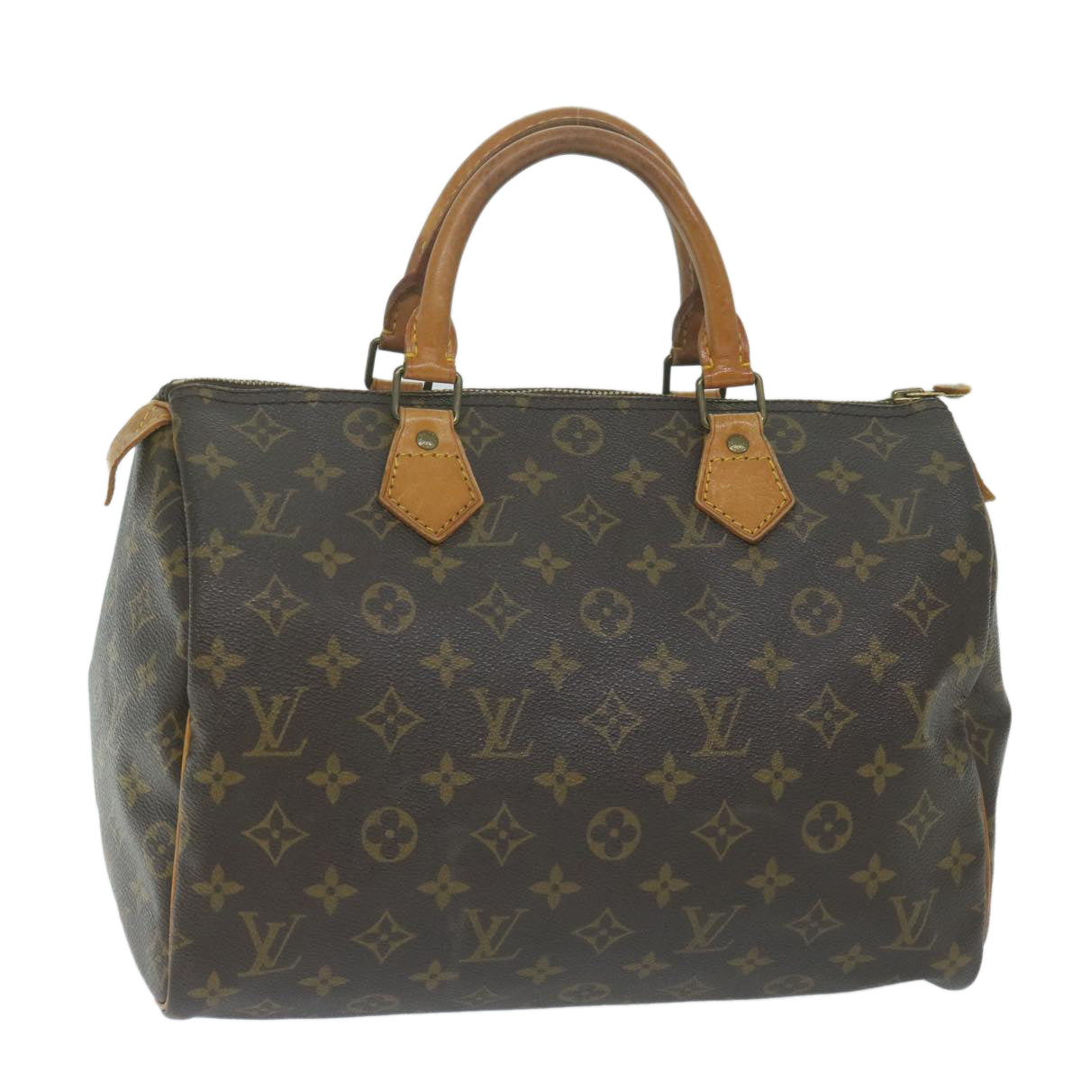 LOUIS VUITTON Monogram Speedy 30 Hand Bag M41526 LV Auth 63454