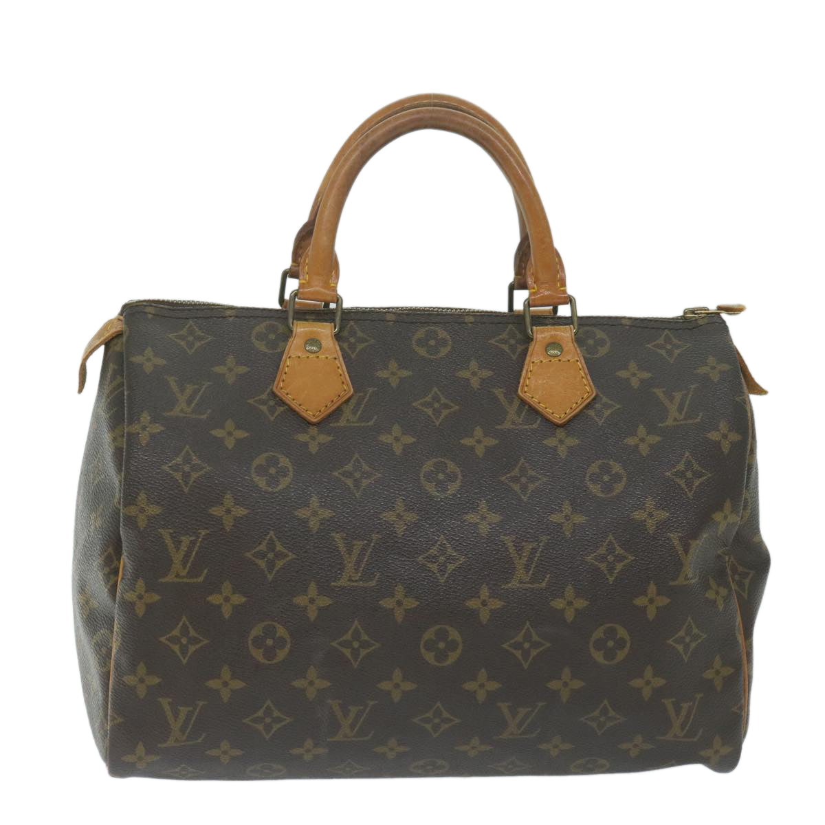 LOUIS VUITTON Monogram Speedy 30 Hand Bag M41526 LV Auth 63454