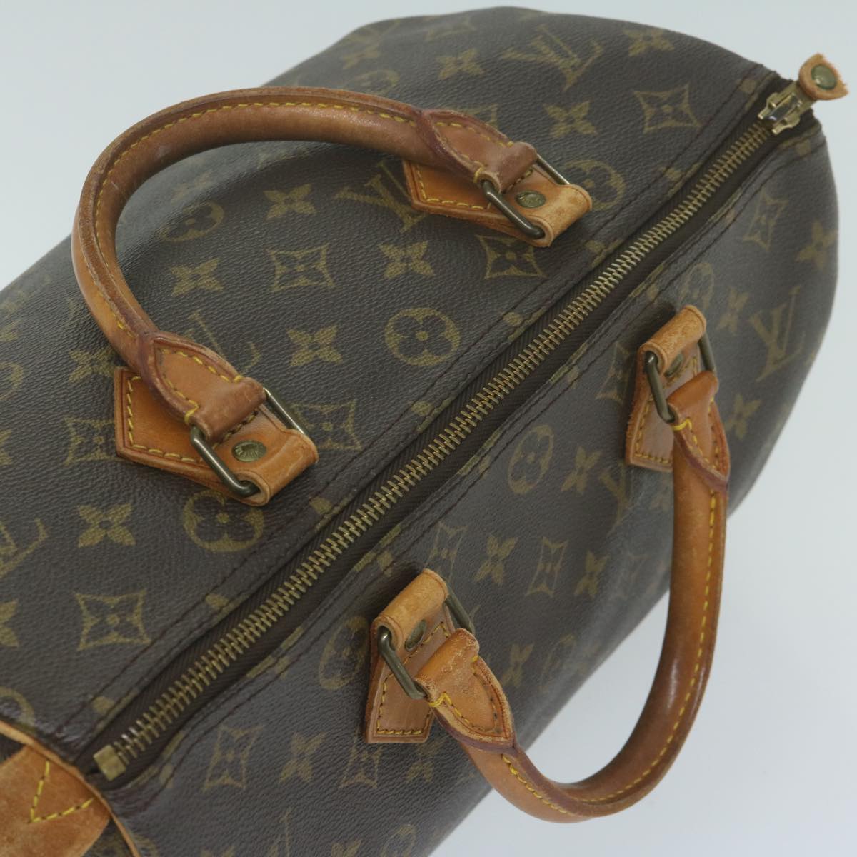 LOUIS VUITTON Monogram Speedy 30 Hand Bag M41526 LV Auth 63454