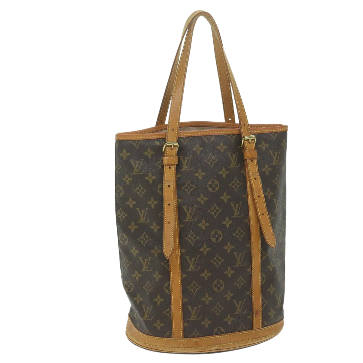 LOUIS VUITTON Monogram Bucket GM Shoulder Bag M42236 LV Auth 63455