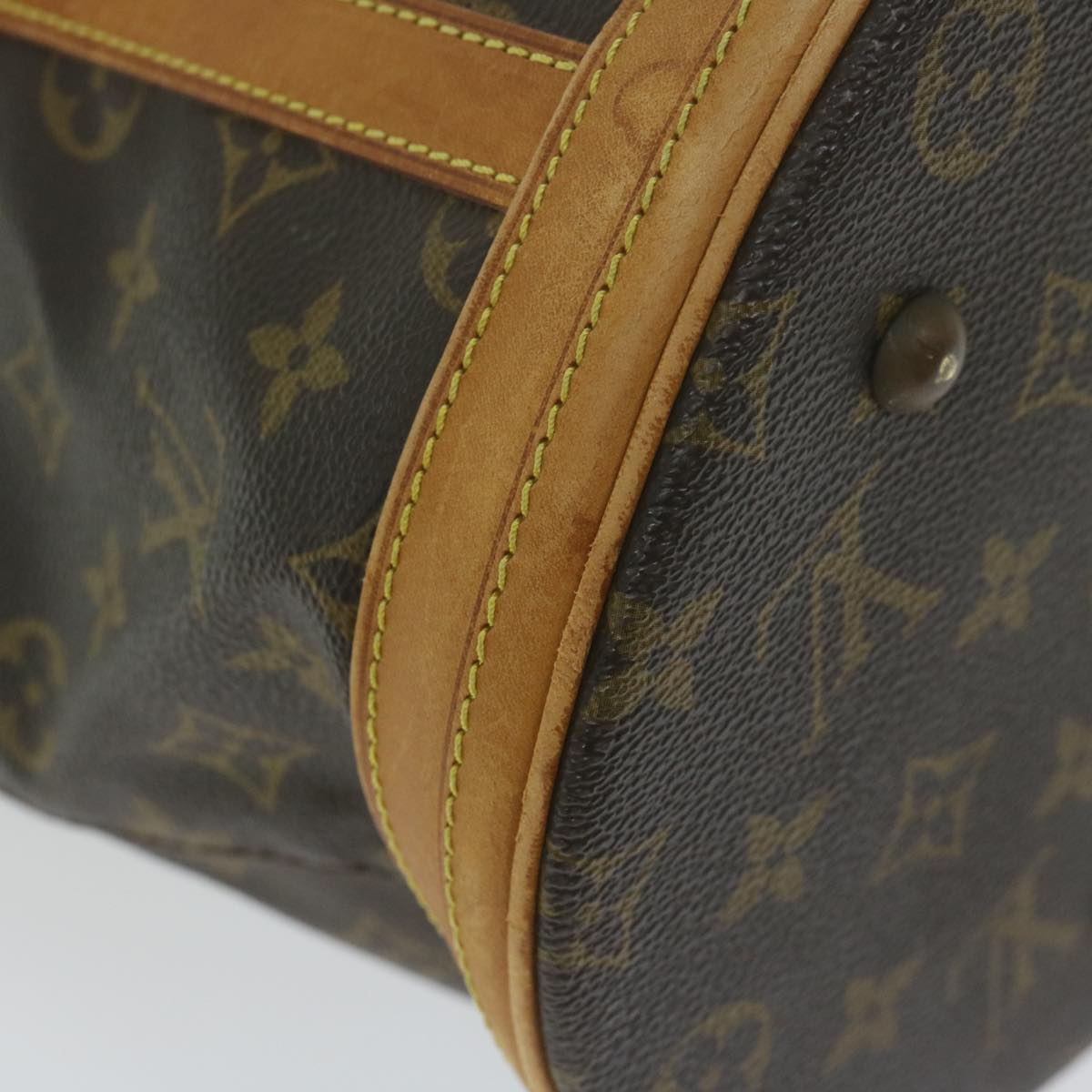 LOUIS VUITTON Monogram Bucket GM Shoulder Bag M42236 LV Auth 63455