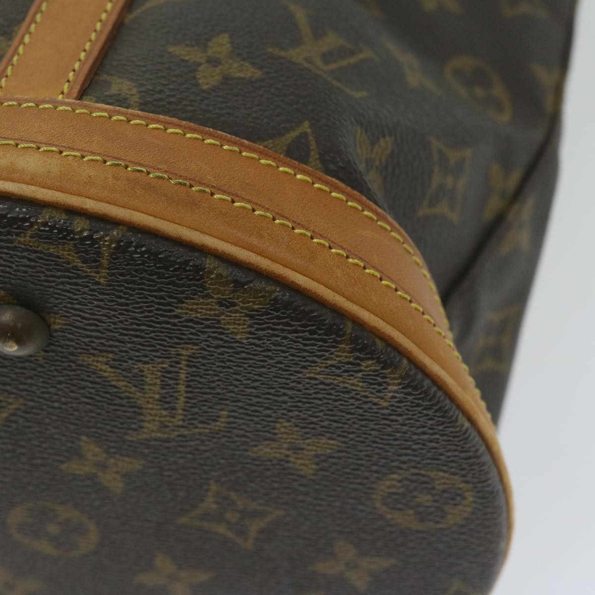 LOUIS VUITTON Monogram Bucket GM Shoulder Bag M42236 LV Auth 63455