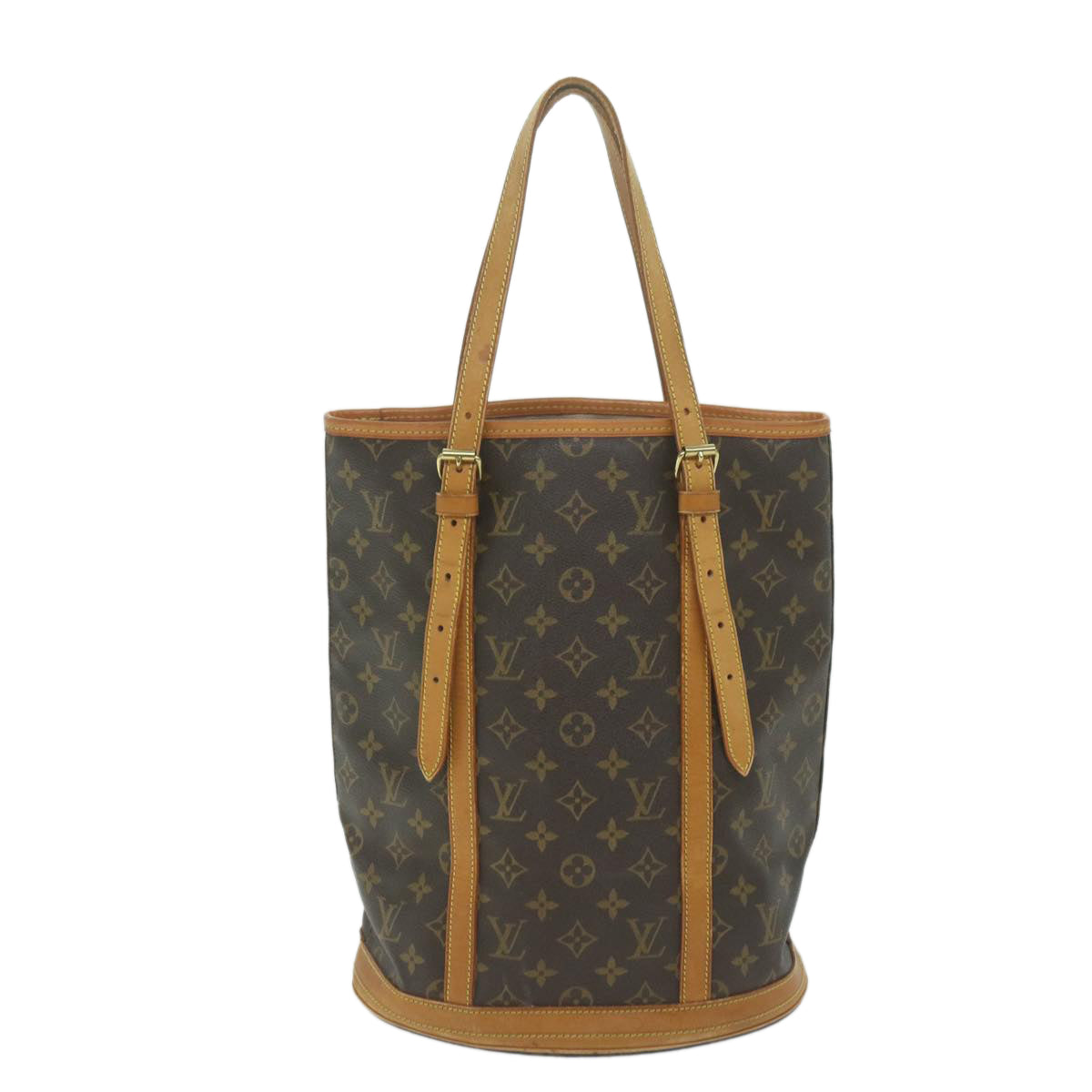 LOUIS VUITTON Monogram Bucket GM Shoulder Bag M42236 LV Auth 63455