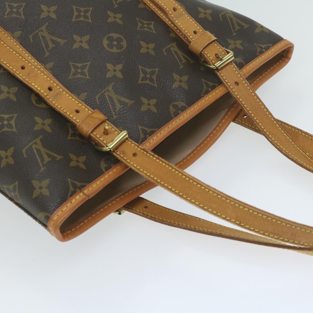 LOUIS VUITTON Monogram Bucket GM Shoulder Bag M42236 LV Auth 63455