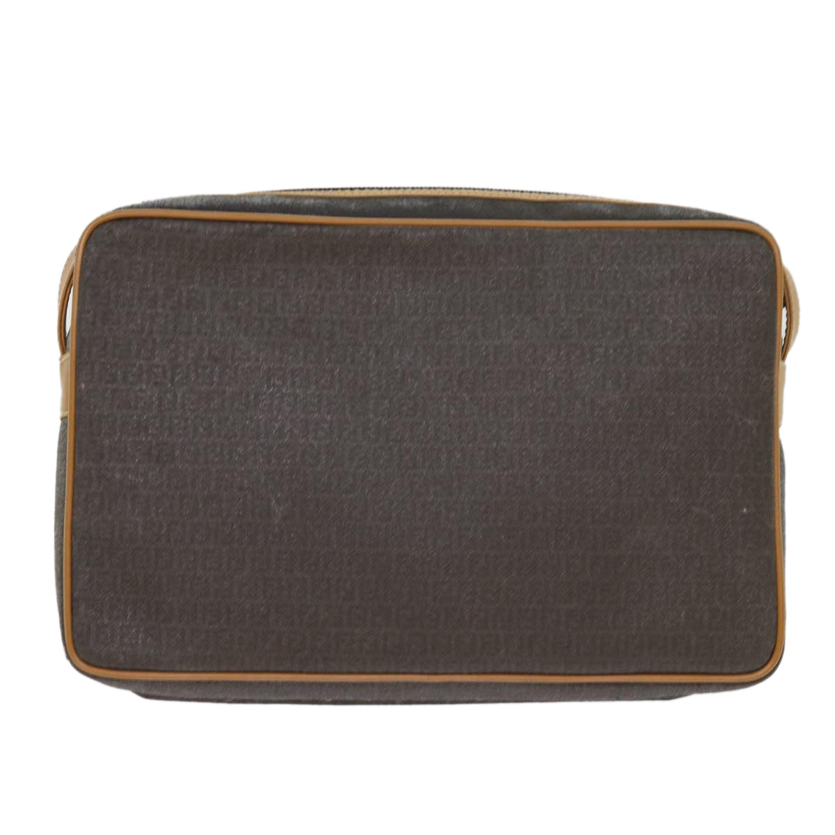 FENDI Shoulder Bag Nylon Brown Auth 63467 - 0