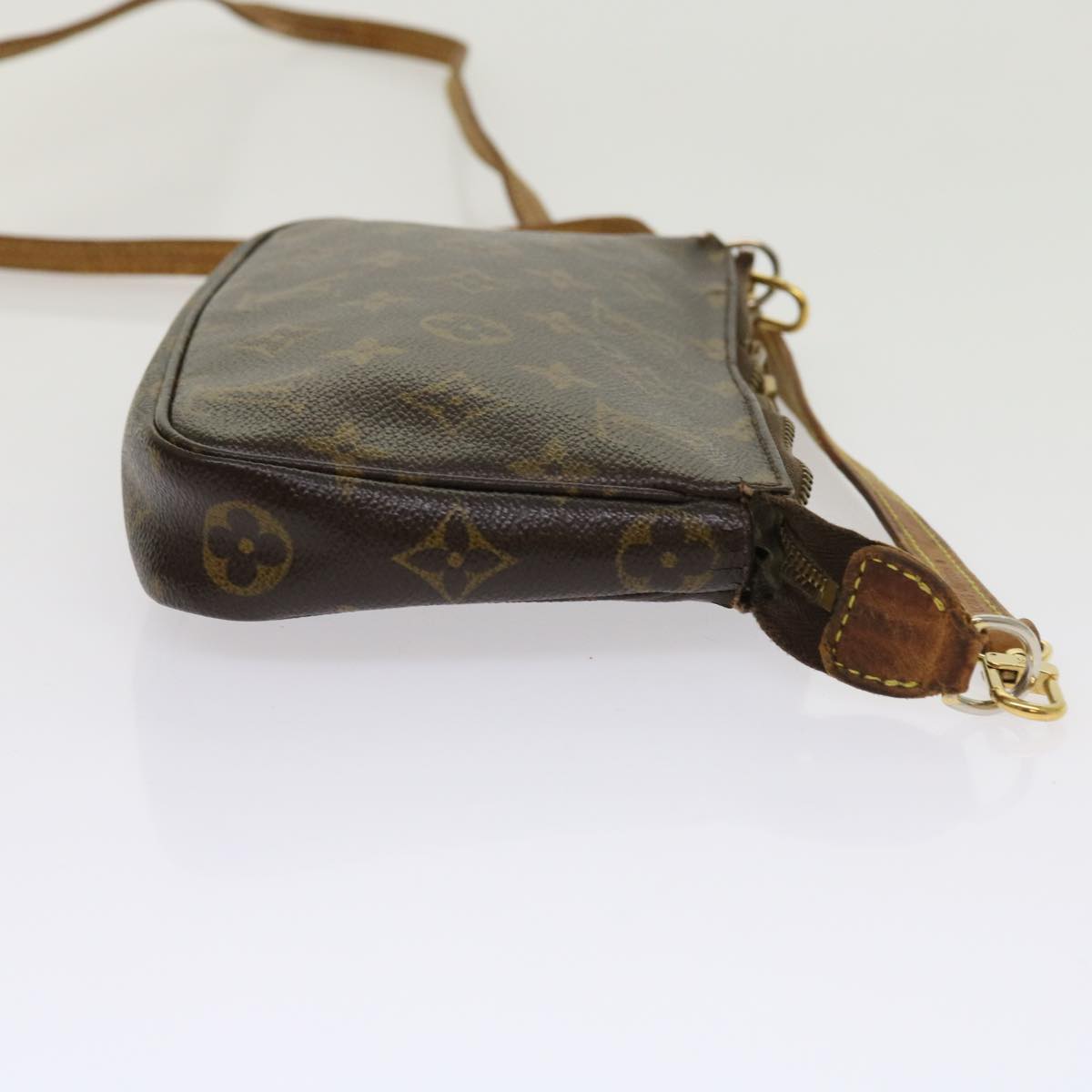 LOUIS VUITTON Monogram Pochette Accessoires Pouch M51980 LV Auth 63468