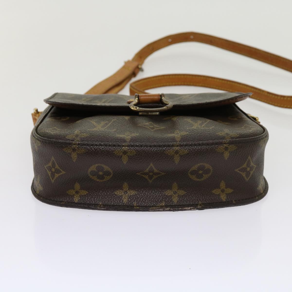 LOUIS VUITTON Monogram Saint Cloud MM Shoulder Bag M51243 LV Auth 63484