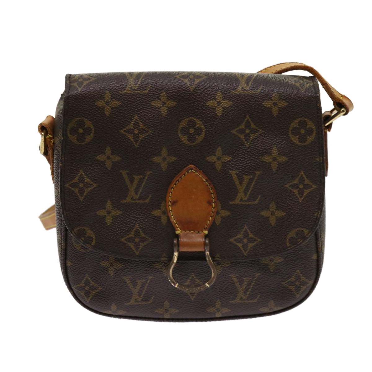 LOUIS VUITTON Monogram Saint Cloud MM Shoulder Bag M51243 LV Auth 63484