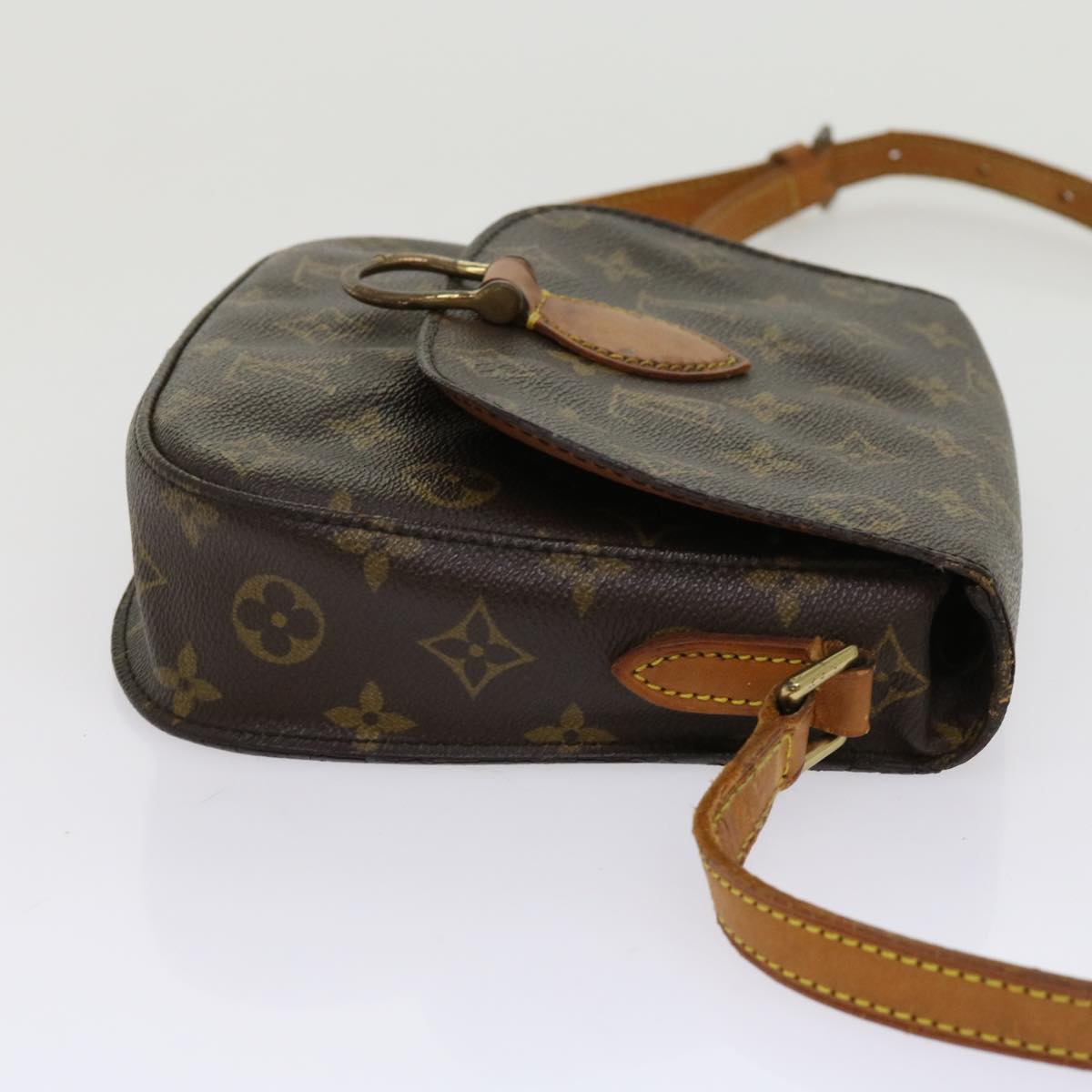 LOUIS VUITTON Monogram Saint Cloud MM Shoulder Bag M51243 LV Auth 63484