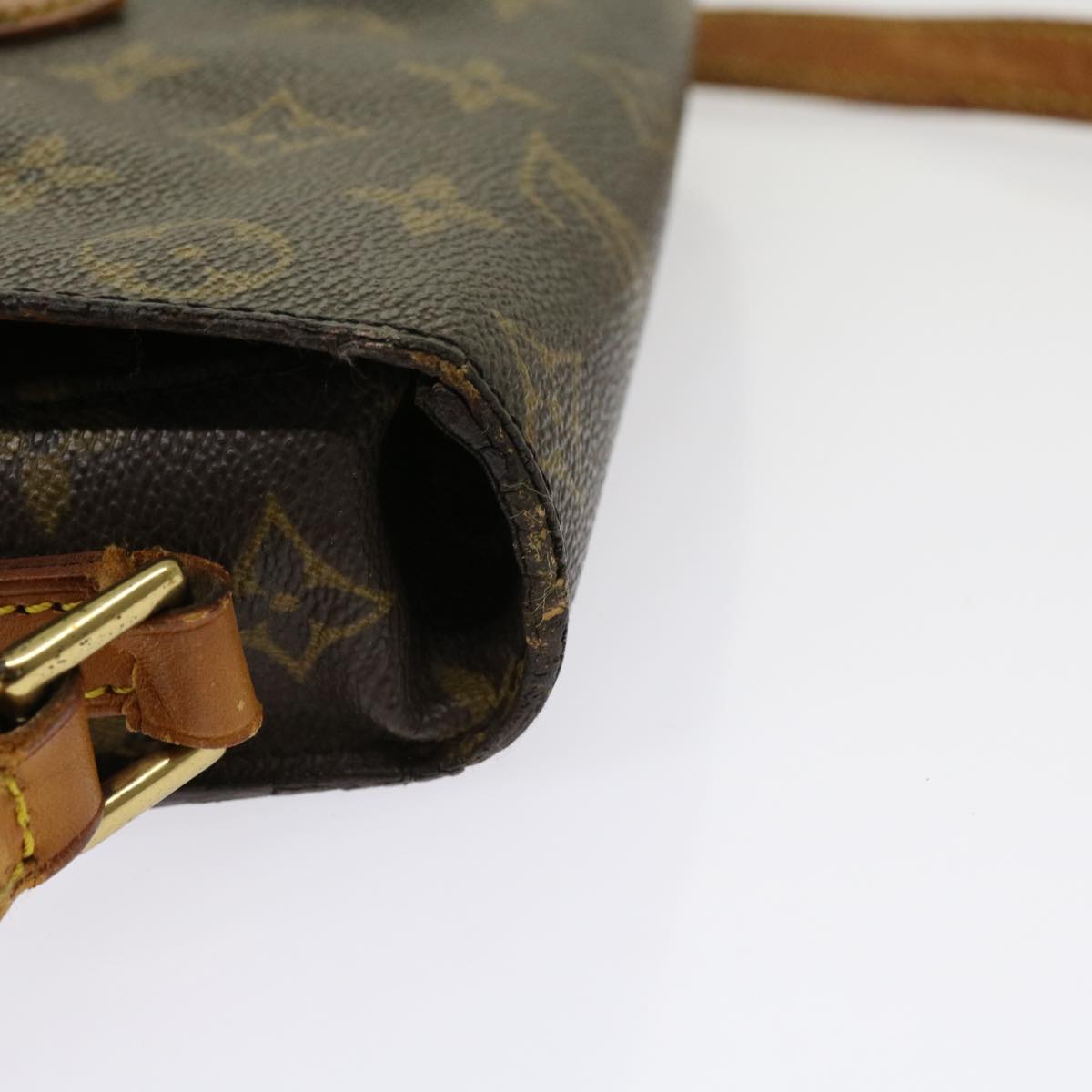 LOUIS VUITTON Monogram Saint Cloud MM Shoulder Bag M51243 LV Auth 63484