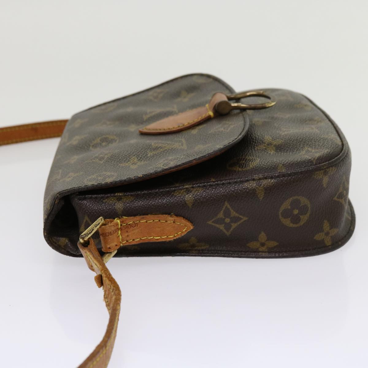 LOUIS VUITTON Monogram Saint Cloud MM Shoulder Bag M51243 LV Auth 63484