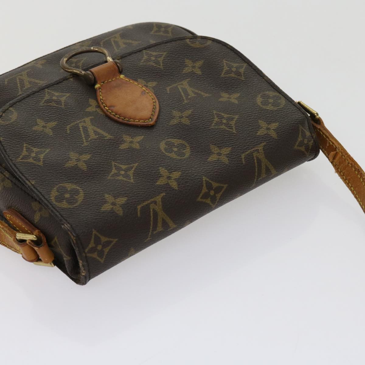 LOUIS VUITTON Monogram Saint Cloud MM Shoulder Bag M51243 LV Auth 63484