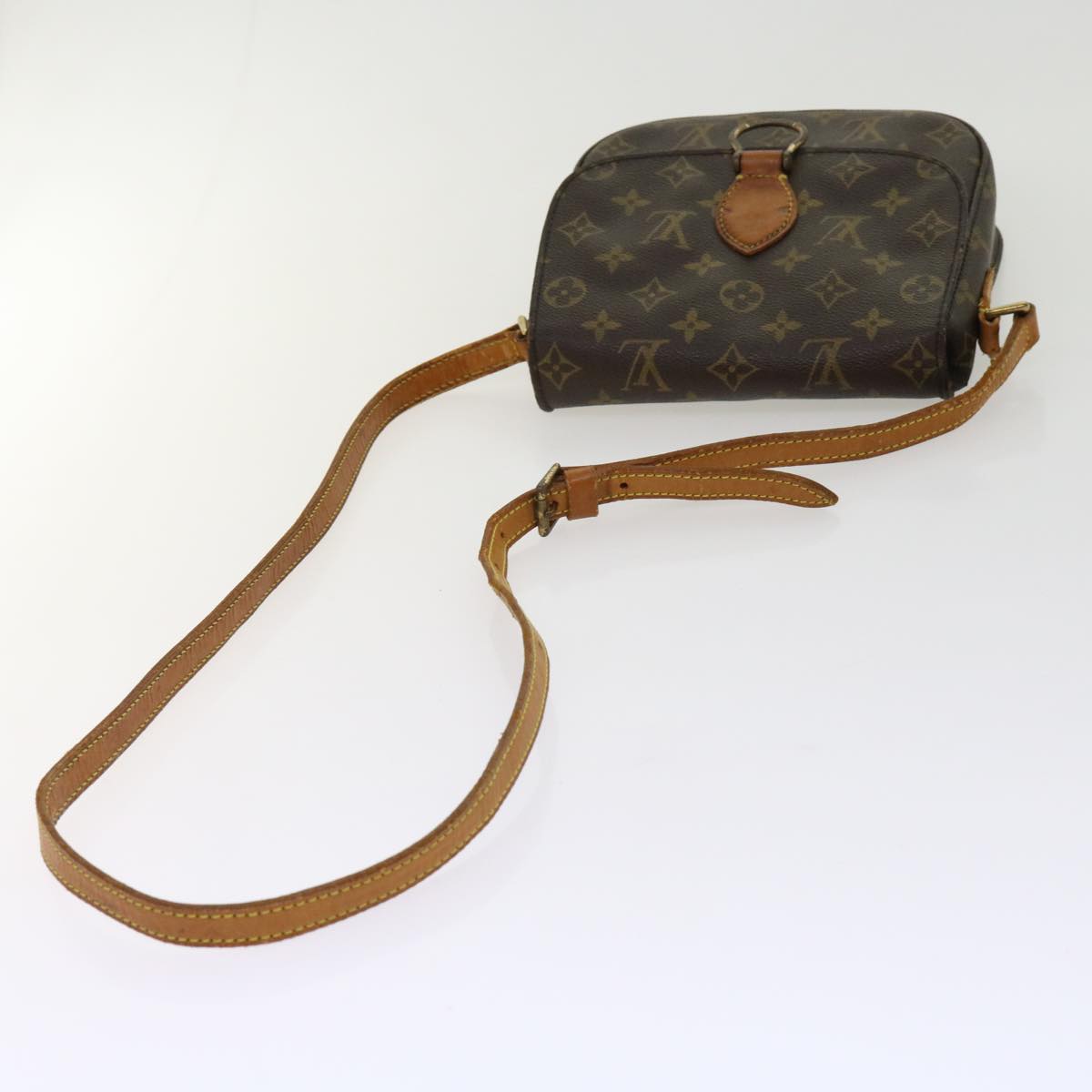 LOUIS VUITTON Monogram Saint Cloud MM Shoulder Bag M51243 LV Auth 63484