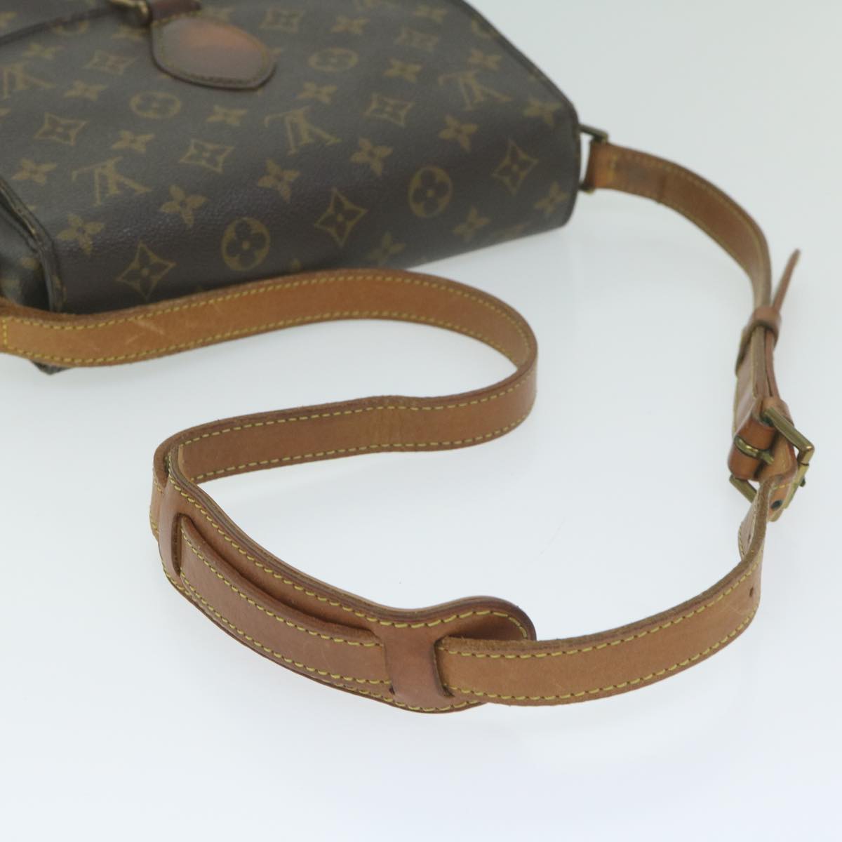 LOUIS VUITTON Monogram Saint Cloud GM Shoulder Bag M51242 LV Auth 63488