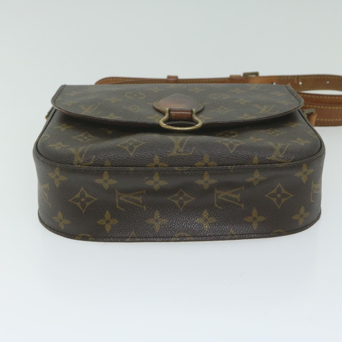 LOUIS VUITTON Monogram Saint Cloud GM Shoulder Bag M51242 LV Auth 63488