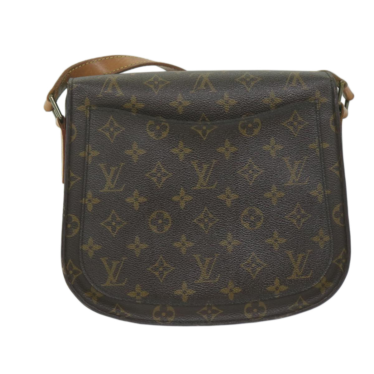 LOUIS VUITTON Monogram Saint Cloud GM Shoulder Bag M51242 LV Auth 63488