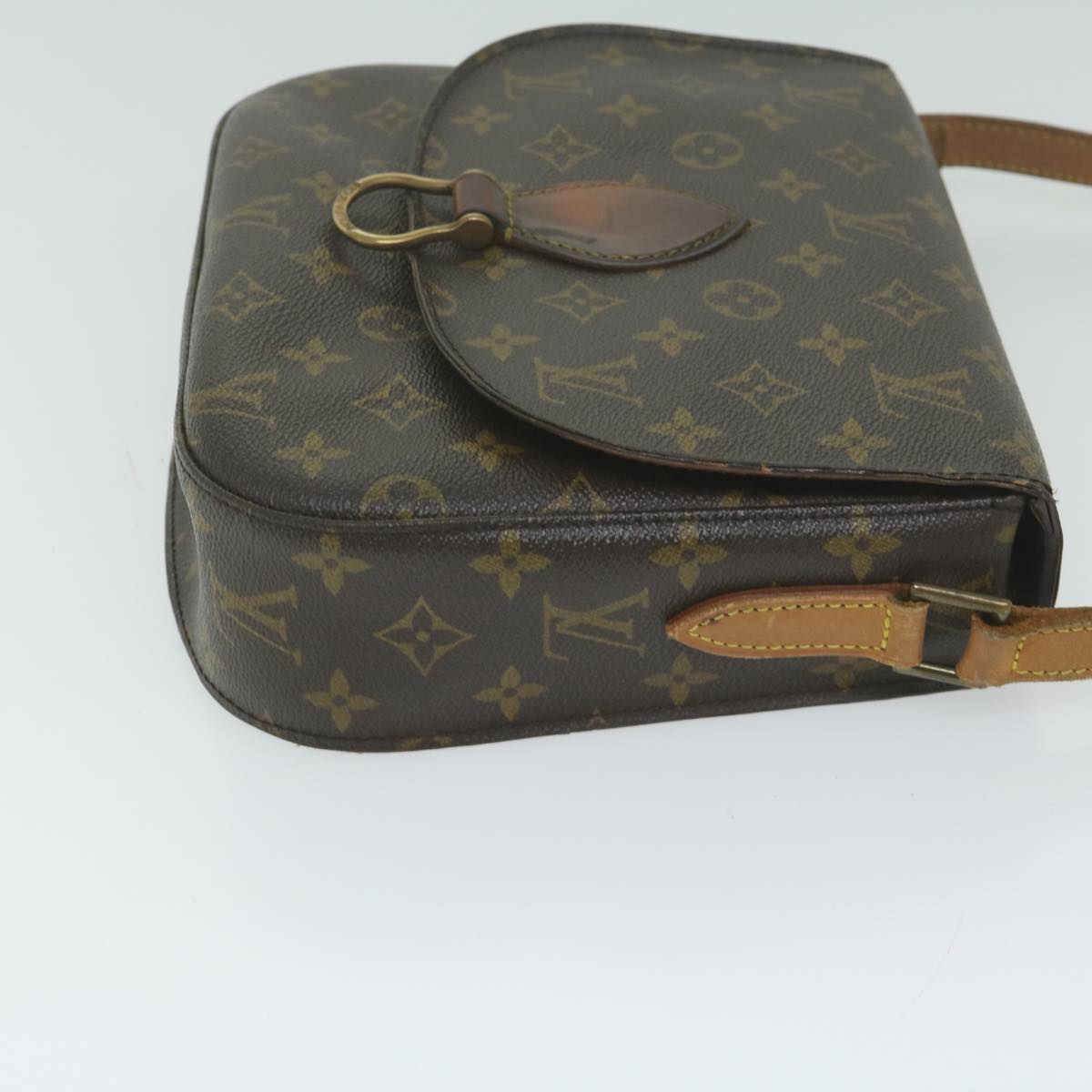 LOUIS VUITTON Monogram Saint Cloud GM Shoulder Bag M51242 LV Auth 63488