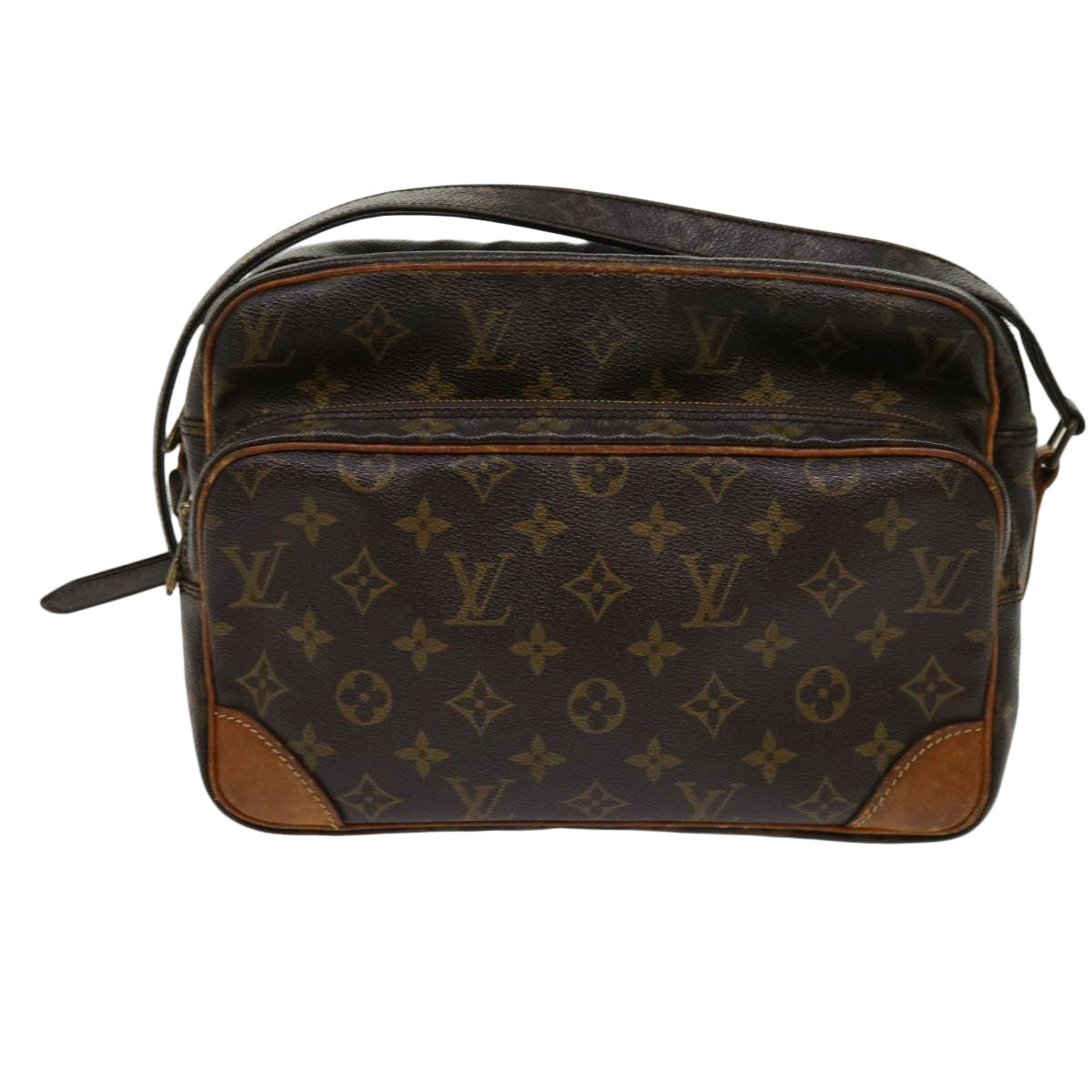 LOUIS VUITTON Monogram Nile Shoulder Bag M45244 LV Auth 63505